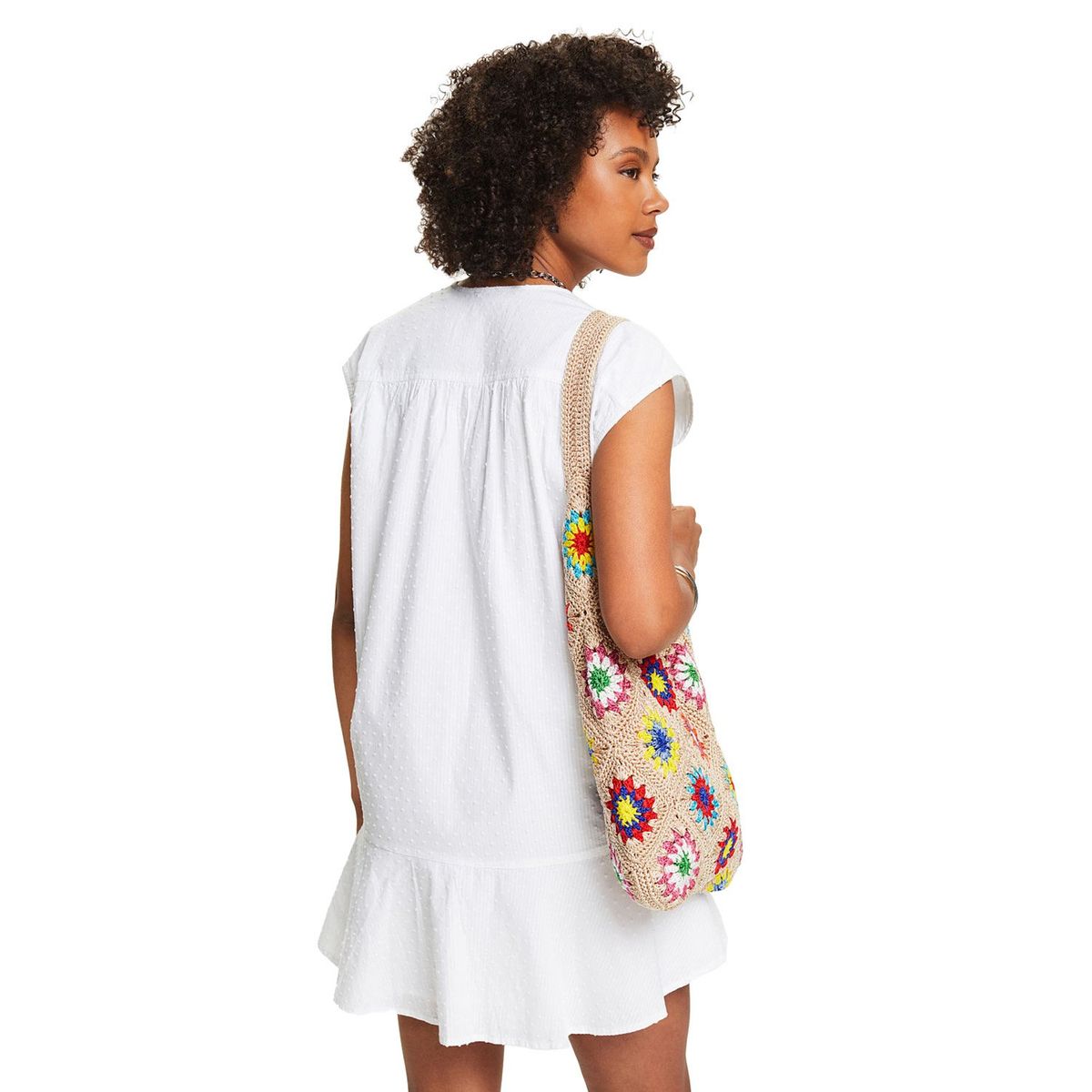 ESPRIT - Vestido Largo Algodón Mujer Esprit