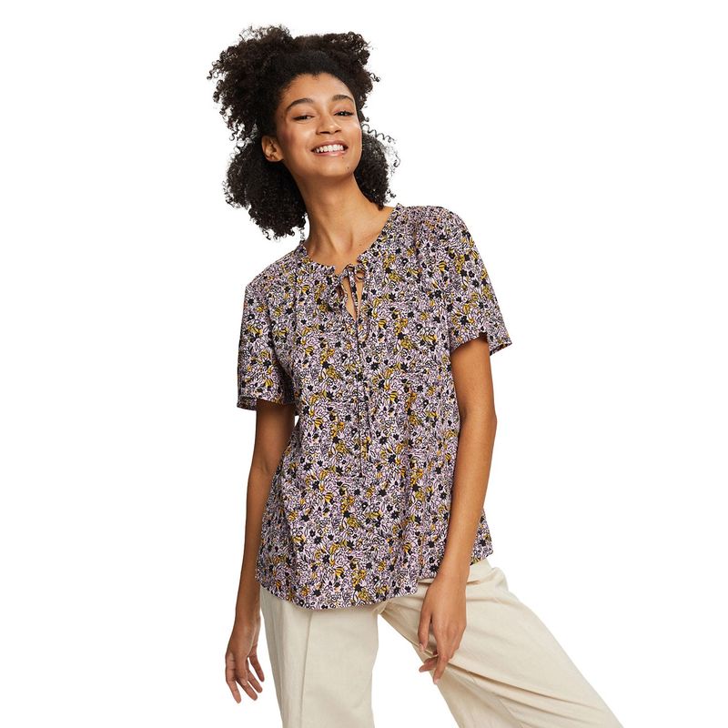 ESPRIT - Blusa Manga Corta Mujer Esprit