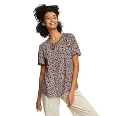 ESPRIT - Blusa Manga Corta Mujer