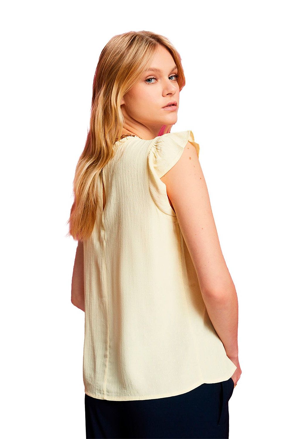 ESPRIT - Blusa Manga Corta Mujer Esprit