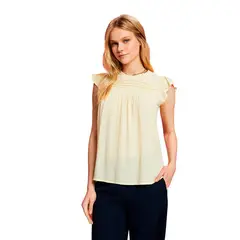 ESPRIT - Blusa Manga Corta Mujer