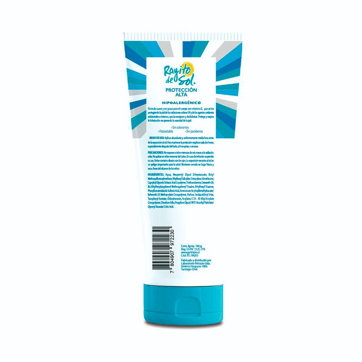 PETRIZZIO - Crema Protectora Solar Fps 50 Ozono 190 G Petrizzio