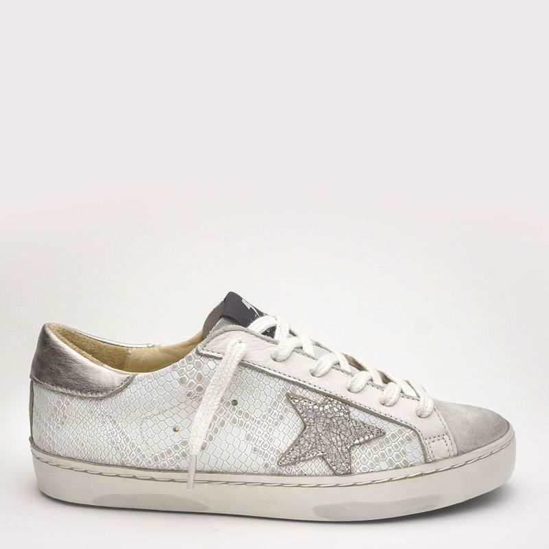 ROSSATI - Zapatilla Urbana Mujer Cuero Blanco Rossati