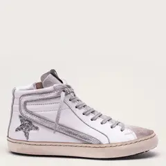 ROSSATI - Zapatilla Urbana Mujer Cuero Blanco