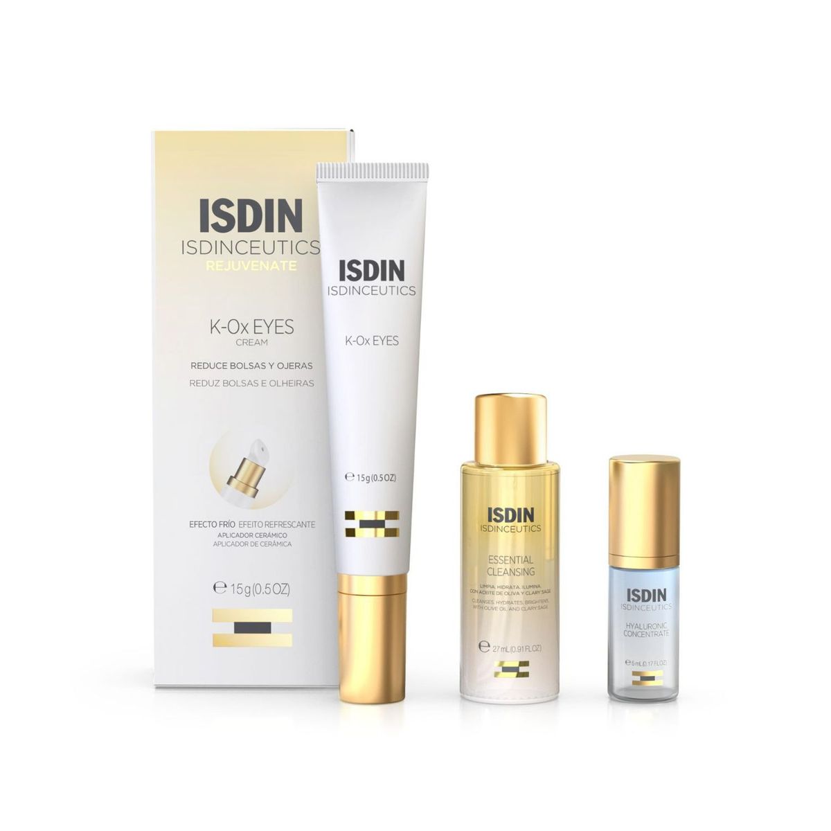 ISDIN - Set ISDIN Isdinceutics K-Ox Eyes 15 g + Esenciales Antiedad