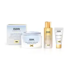 ISDIN - Set Isdinceutics Rutina Hidratante Hyaluronic Moisture Normal to Dry Skin 50 g
