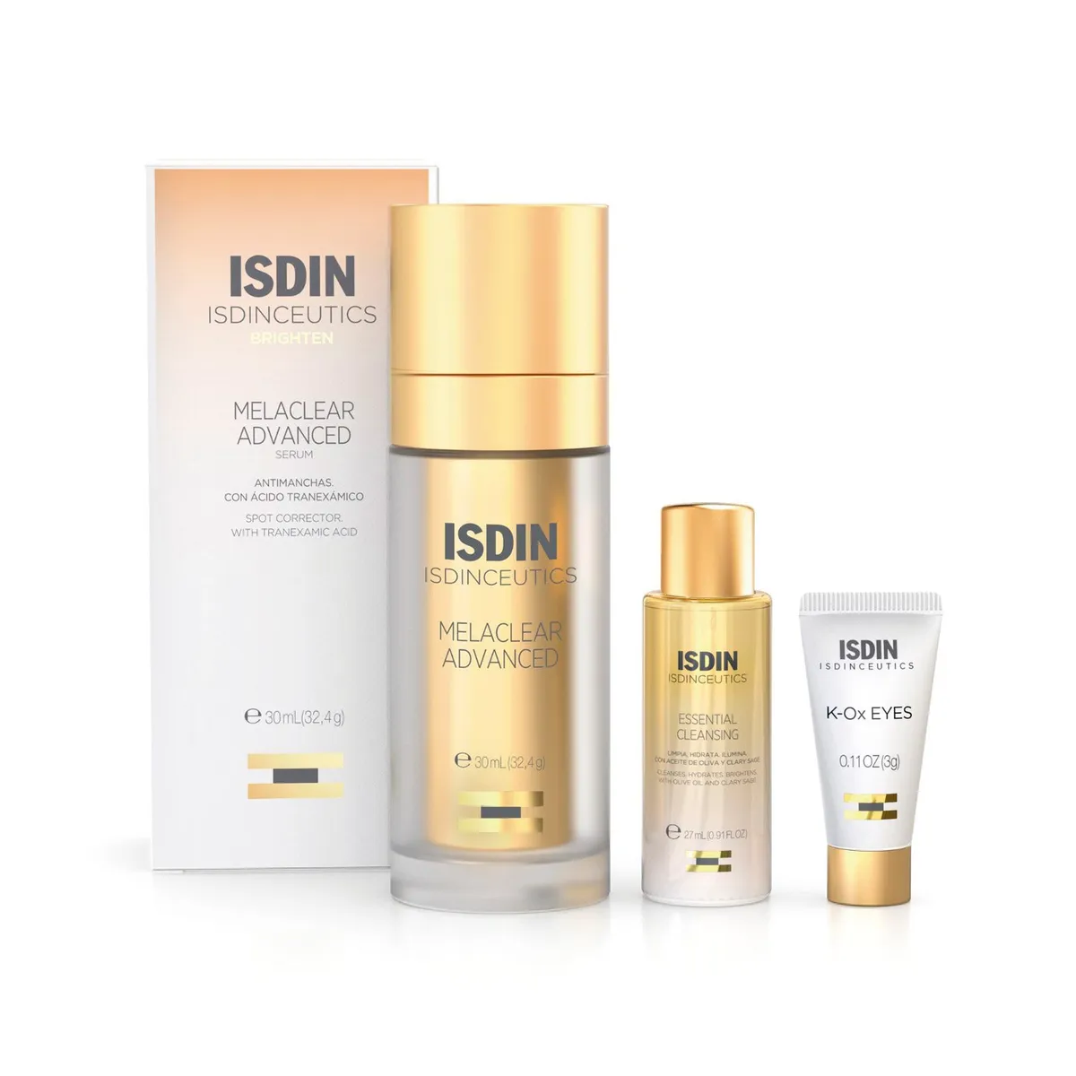 ISDIN - Set Rutina Antimanchas Melaclear Advanced Isdinceutics (30ml + 27ml 3g) Isdin