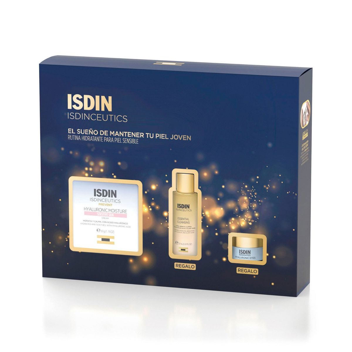 ISDIN - Set ISDIN Isdinceutics Rutina Hidratante Hyaluronic Moisture Sensitive Skin 50 g