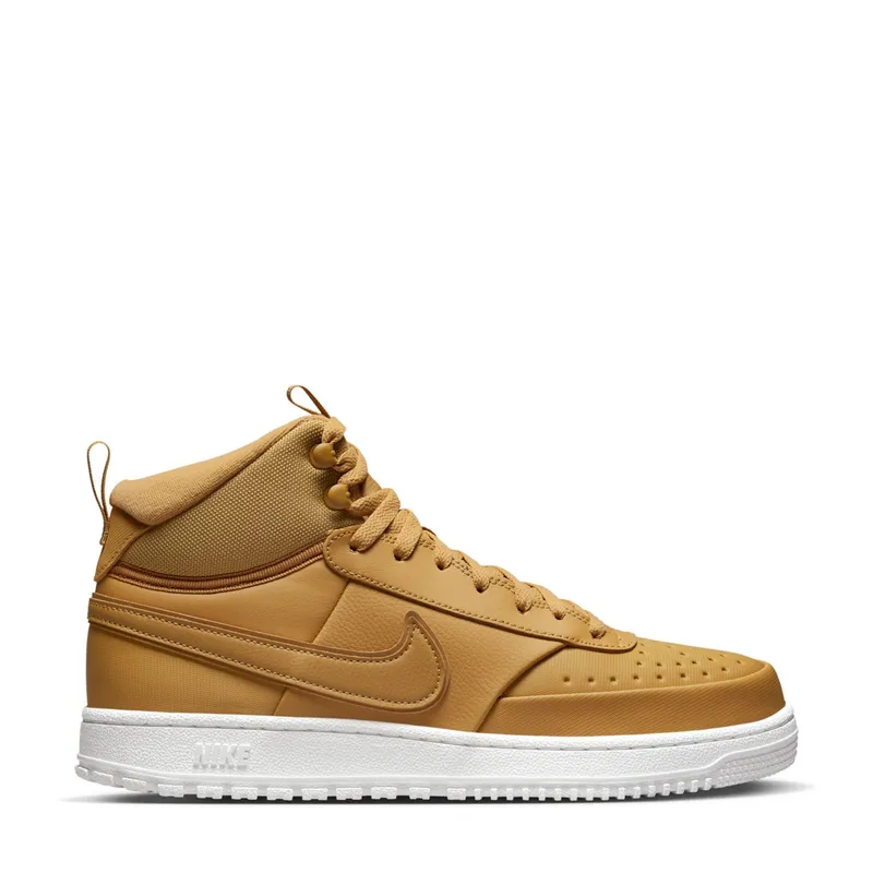 NIKE - Court Vision Zapatilla Urbana Hombre Cuero Amarillo Nike