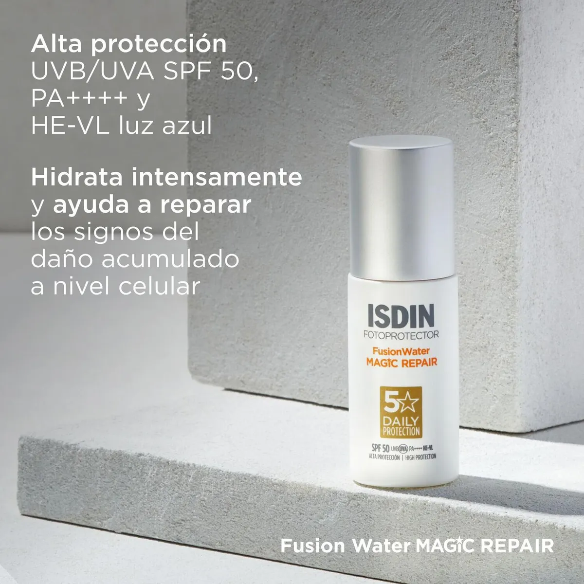 ISDIN - Set ISDIN Fotoprotector Fusion Water Magic Repair SPF50 50 ml + Regalo K-Ox Eyes 3 g