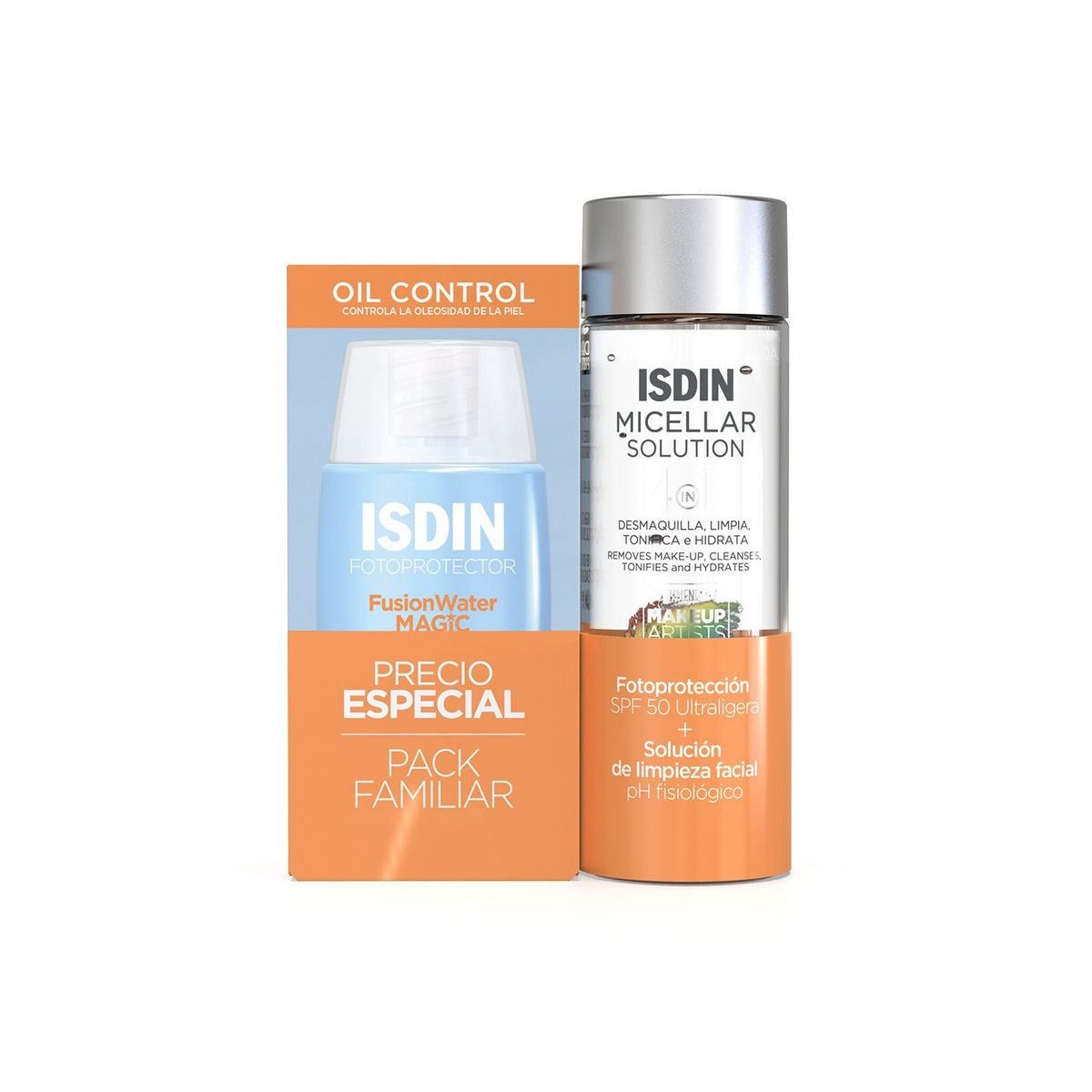 ISDIN - Set ISDIN Fotoprotector Fusion Water Magic SPF50 50 ml + Micellar Solution 100 ml