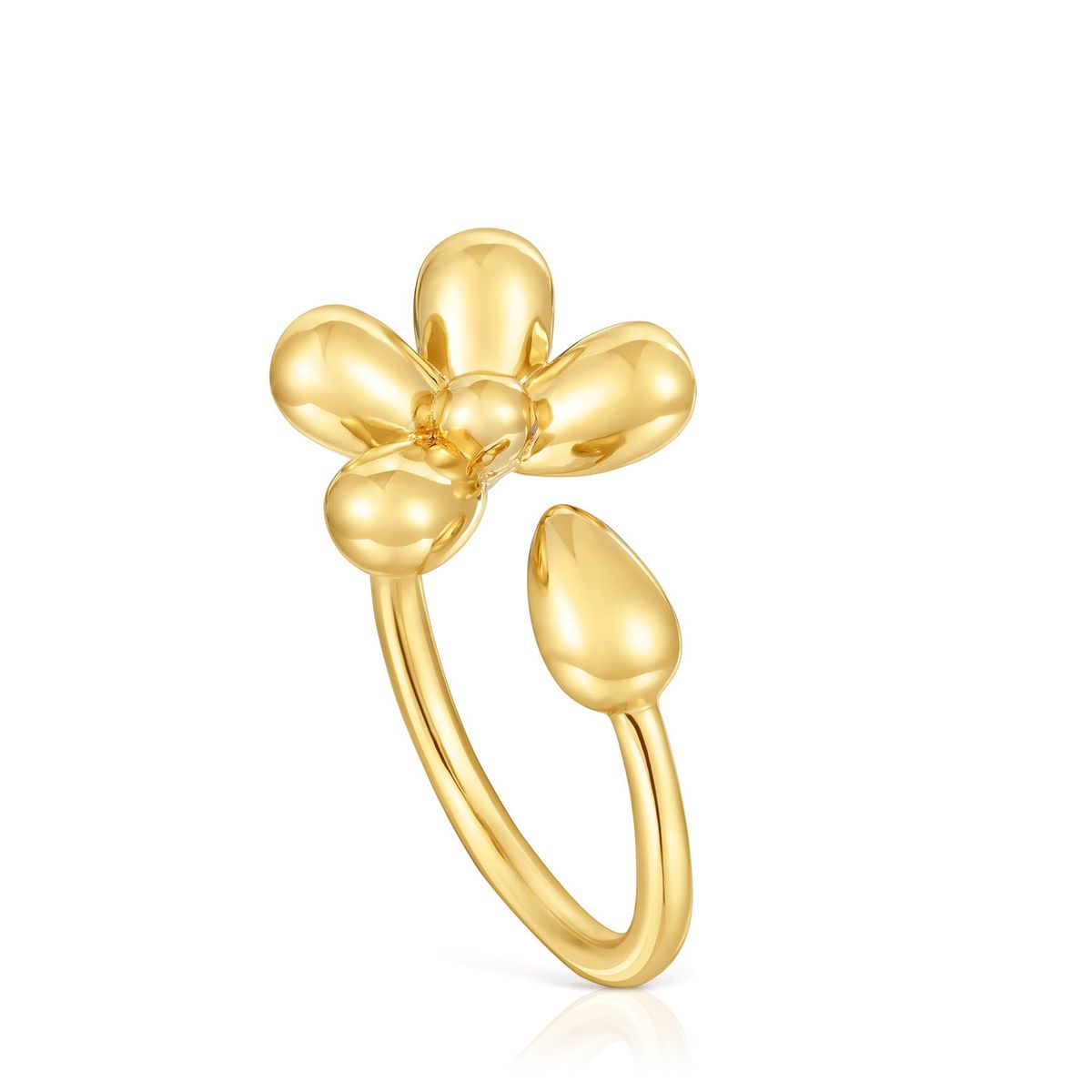 TOUS - Anillo Bañado en Oro Mujer Tous