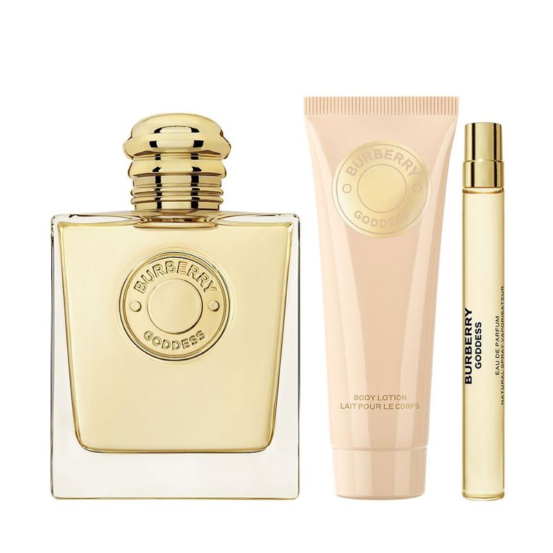 BURBERRY - Set Perfume Mujer Burberry Goddess Eau de Parfum 100 ml + Body Lotion 75 ml + Pen Spray 10 ml  Burberry