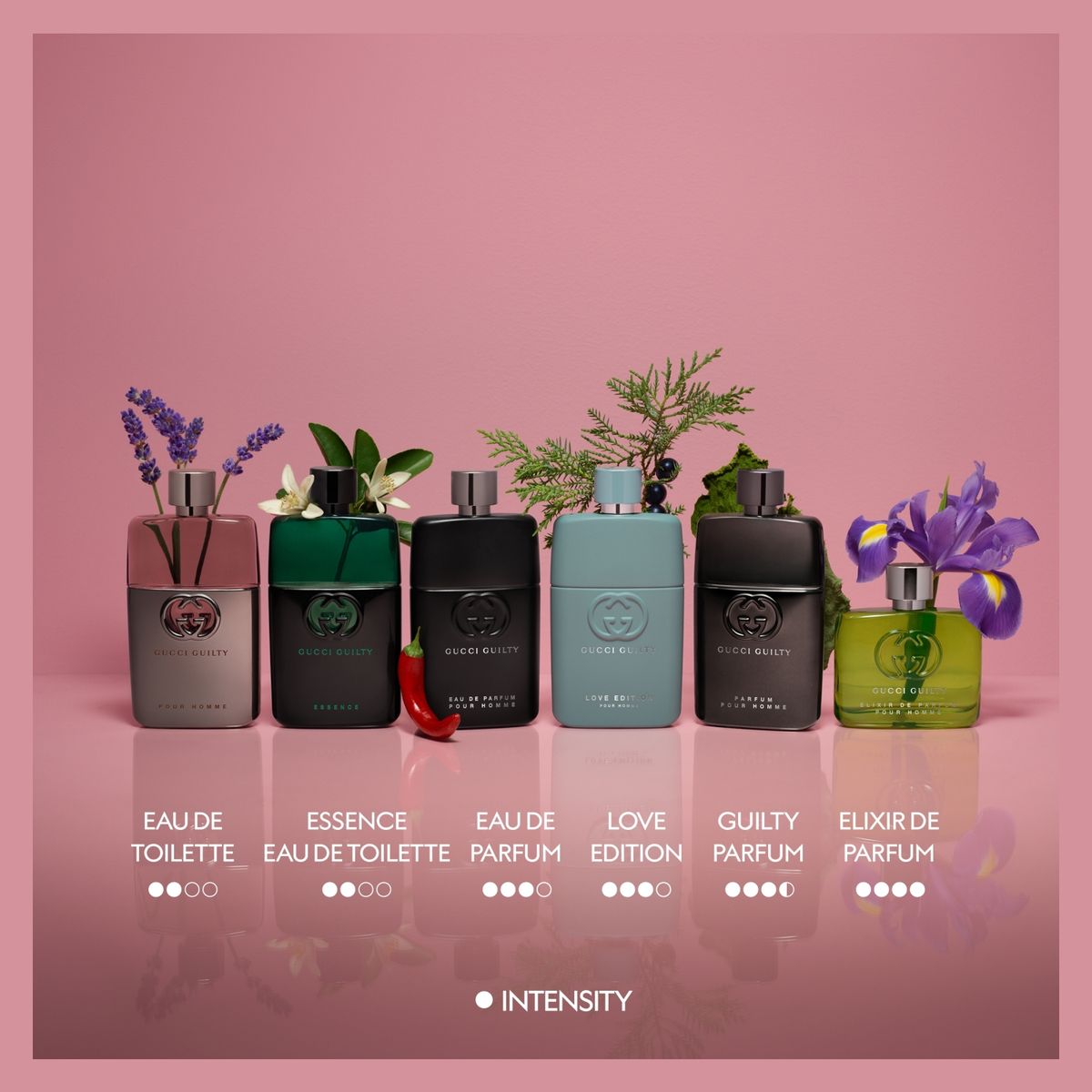 GUCCI - Set Perfume Hombre Gucci Guilty Eau De Parfum 90Ml + Deo Stick 75 Ml + Shower Gel 50 Ml