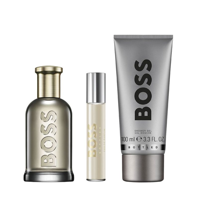 HUGO BOSS - Set Perfume Hombre Boss Bottled Eau de Parfum 100 ml + Pen Spray 10 ml + Shower Gel 100 ml