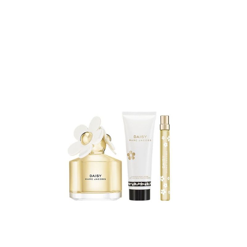MARC JACOBS - Set Perfume Mujer Daisy Eau de Toilette 100 ml + Body Lotion 75 ml + Pen Spray 10 Ml