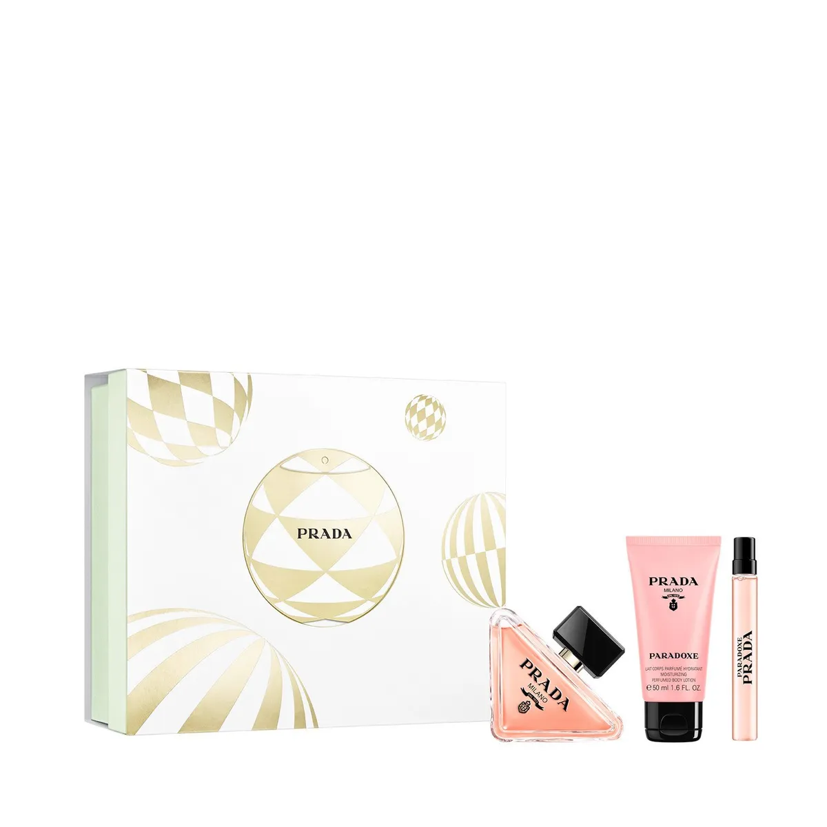 PRADA - Set Perfume Mujer Paradoxe Eau De Parfum 90ml + 10ml + Loción Corporal 50ml Prada