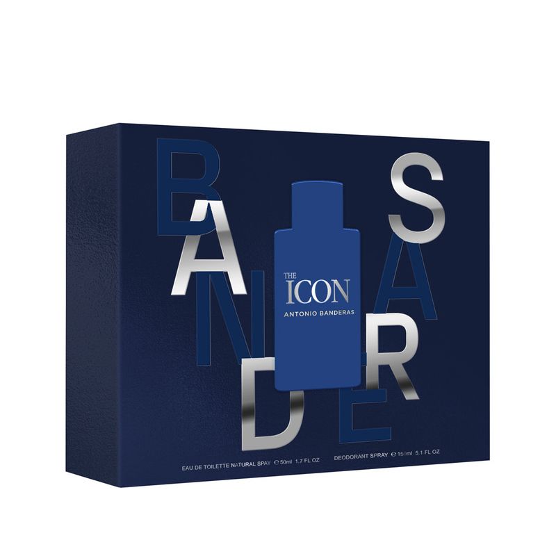 ANTONIO BANDERAS - Set Perfume Hombre The Icon EDT 50ml + After Shave 75ml Antonio Banderas