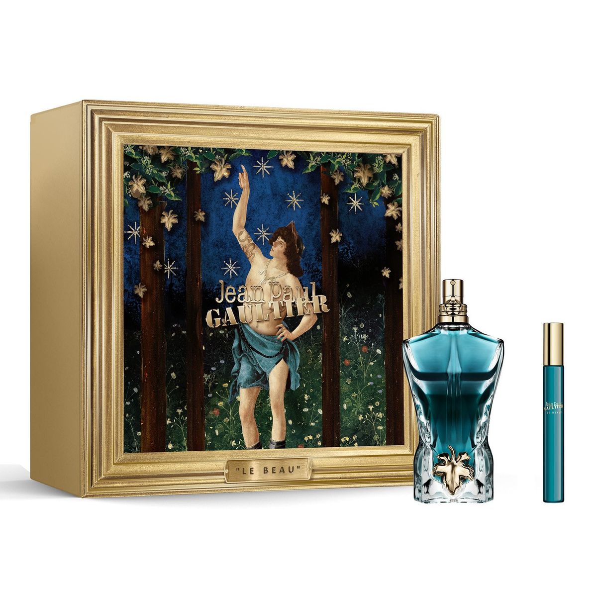 JEAN PAUL GAULTIER - Set Perfume Hombre Le Beau  EDT 125 ml + 10 ml Jean Paul Gaultier