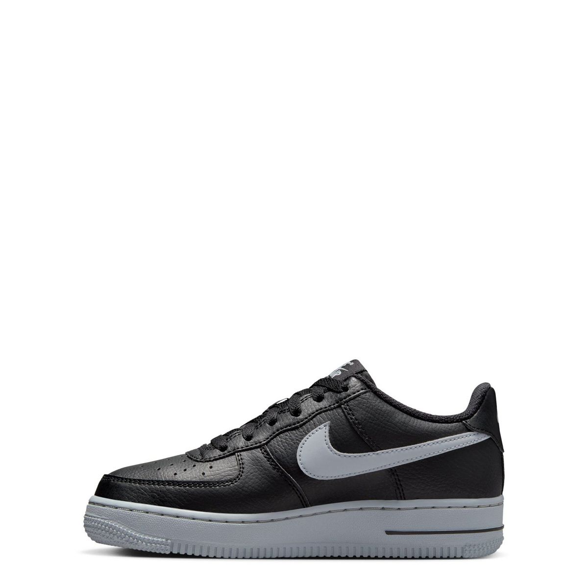 NIKE - Air Force 1 Zapatilla Urbana Niño Cuero Negro ( 34.5 a 37.5) Nike