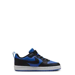 NIKE - Court Borough Low Recraft Ps Zapatilla Urbana Niño Cuero Azul (27 a 34)