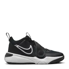NIKE - Team Hustle D 11 Zapatilla Urbana Niño Cuero Negro (34.5 a 37.5)