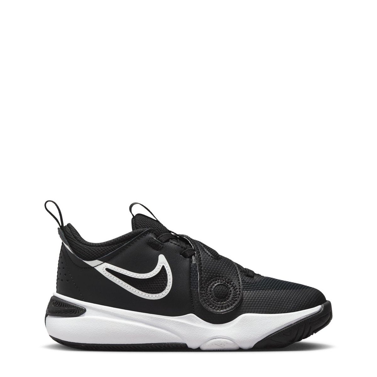 NIKE - Team Hustle D 11 Zapatilla Urbana Niño Cuero Negro (27 a 34) Nike