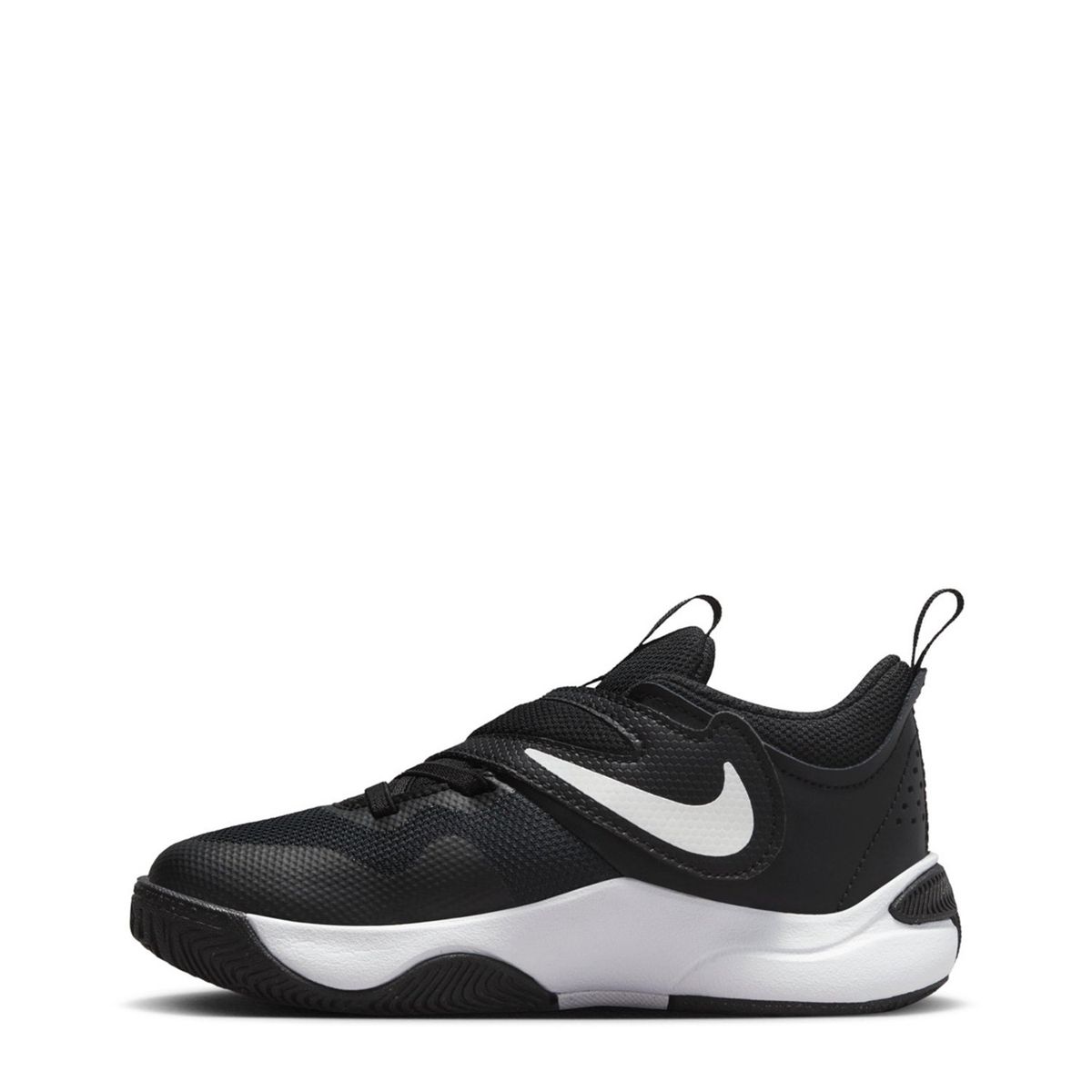 NIKE - Team Hustle D 11 Zapatilla Urbana Niño Cuero Negro (27 a 34) Nike