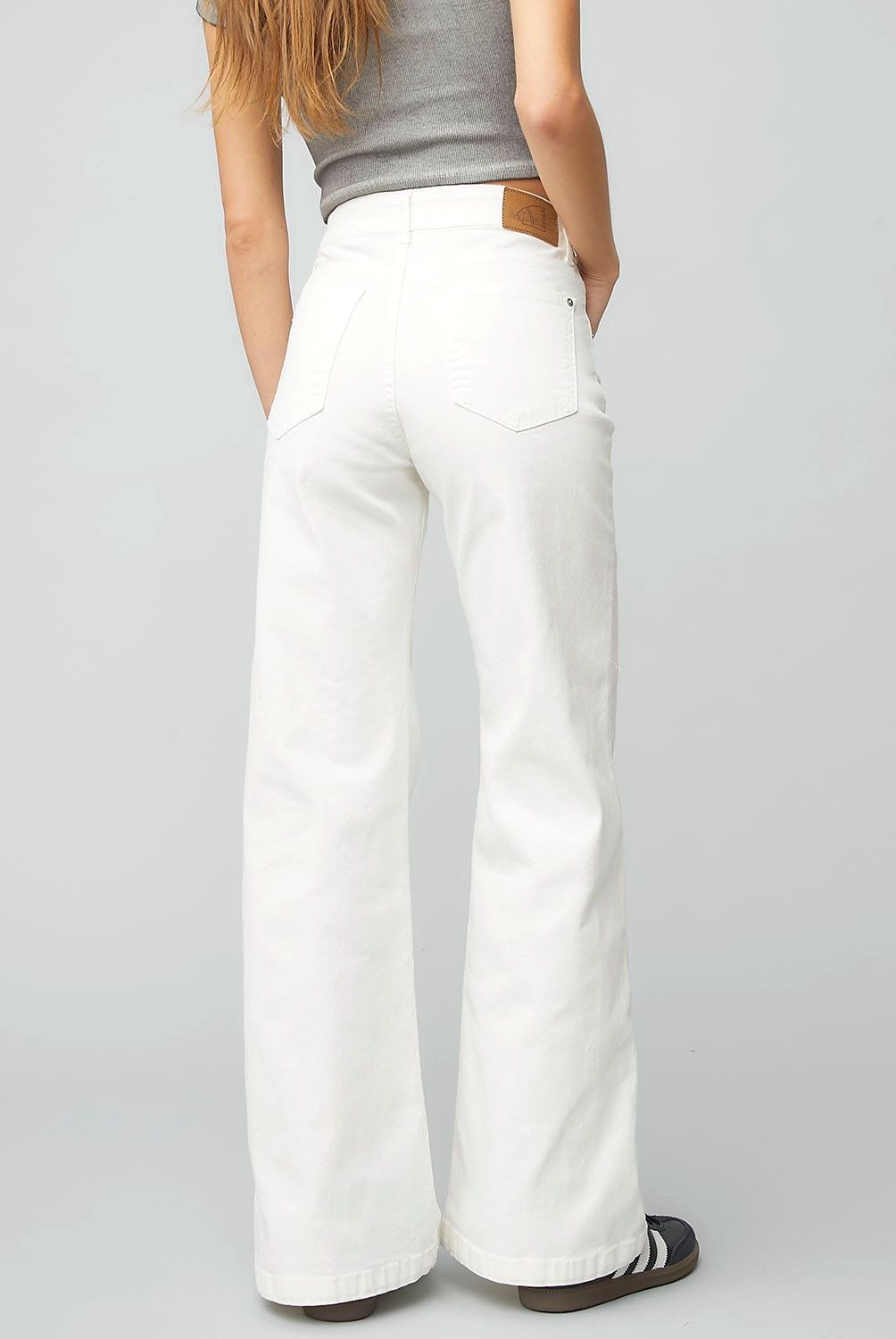 AMERICANINO - Jeans Americanino Wide Leg Tiro Medio Algodón Mujer