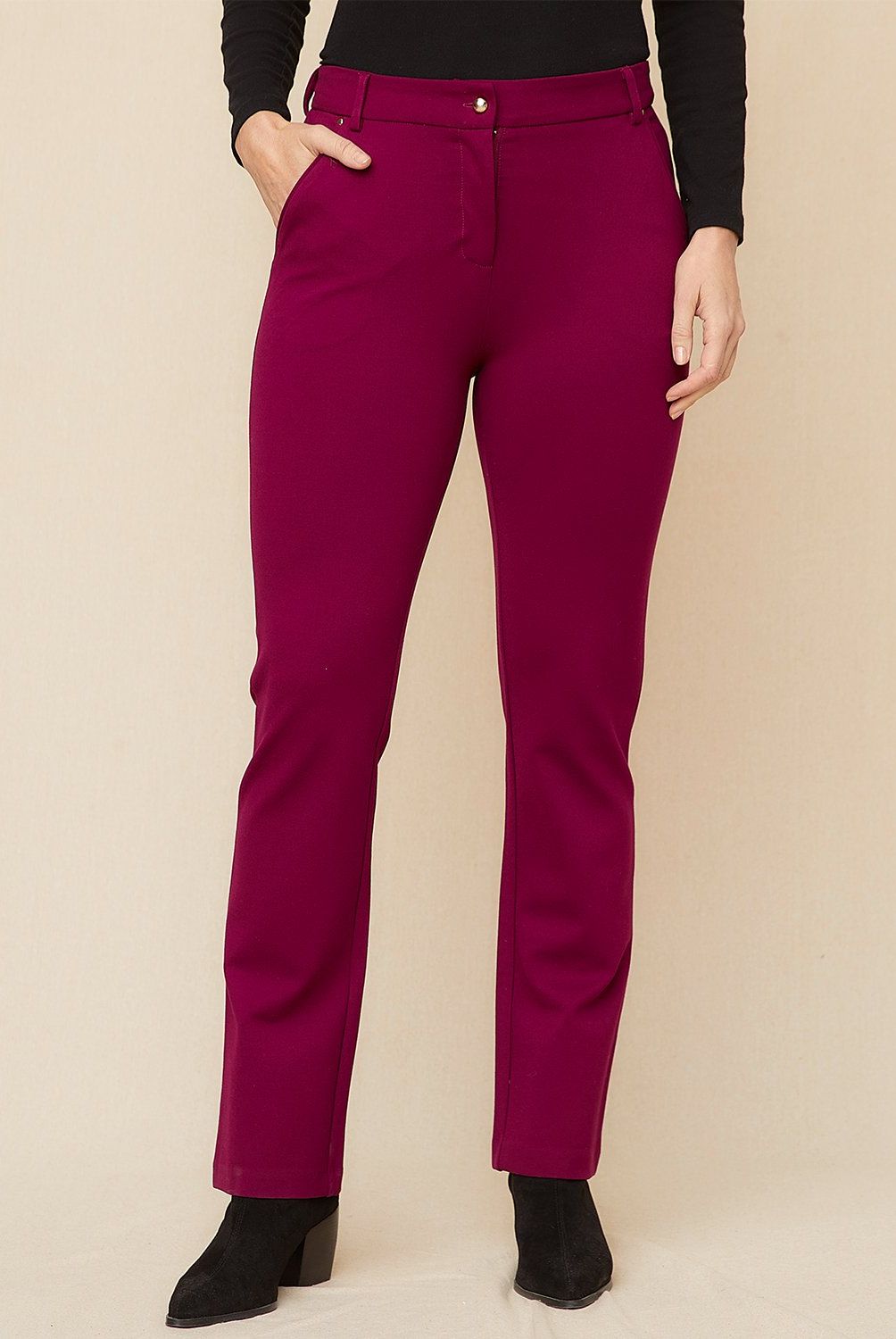 S COCCI - Pantalón Tiro Alto Mujer S.Cocci