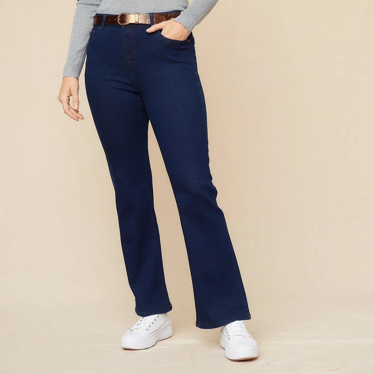 S COCCI - Jeans Tiro Alto Mujer S.Cocci