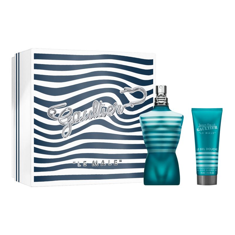 JEAN PAUL GAULTIER - Set Perfume Hombre Le Male EDT 125 ML + Gel de Baño 75 ML Jean Paul Gaultier