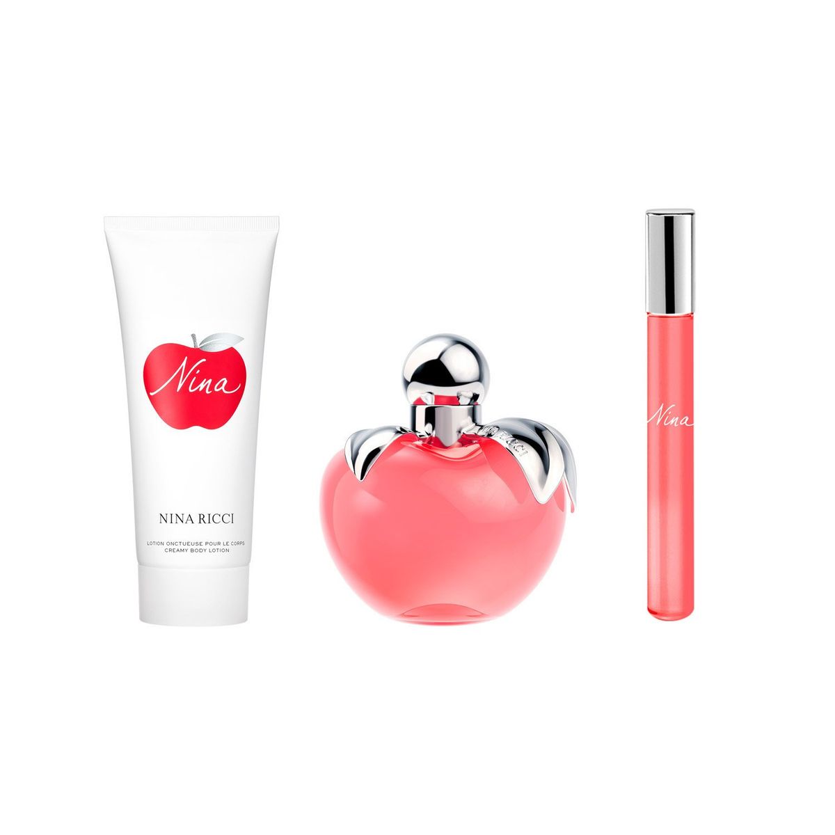 NINA RICCI - Set Perfume Mujer Nina Edt 80 ml + 10 ml + Body Lotion 75 ml Nina Ricci