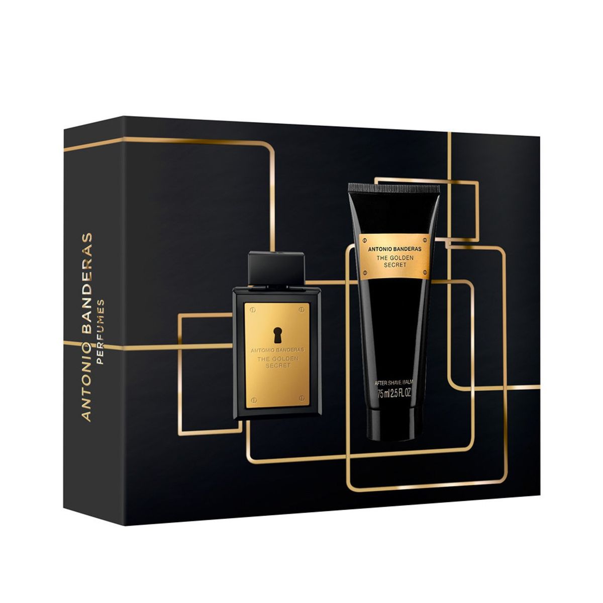 BANDERAS - Set Perfume Hombre The Golden Secret 50ML + After Shave 75ML Antonio Banderas