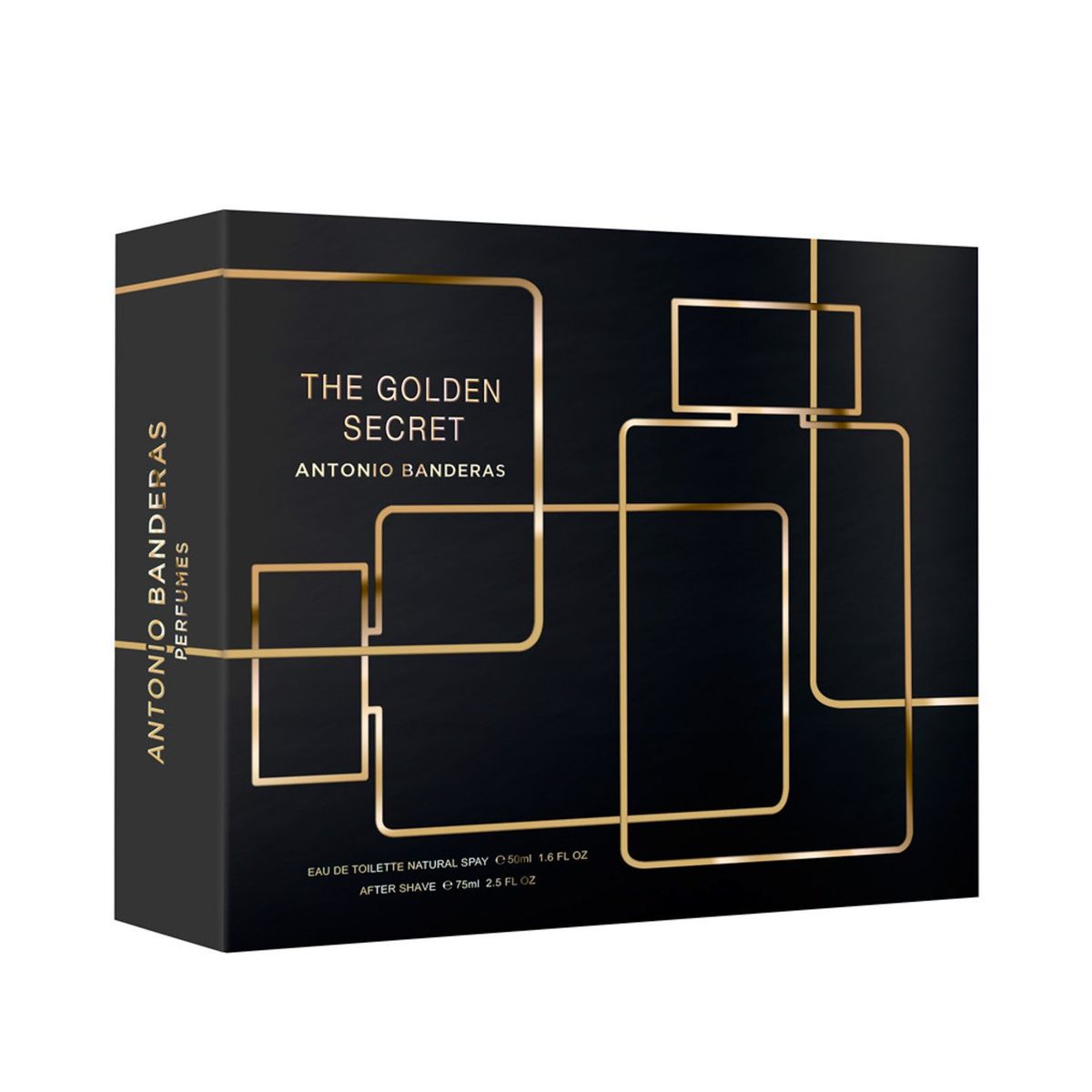 BANDERAS - Set Perfume Hombre The Golden Secret 50ML + After Shave 75ML Antonio Banderas
