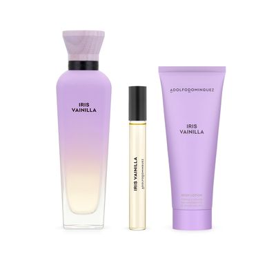 Imagen 2 del producto Set Perfume Mujer Iris Vainilla EDP 120ml + EDP 10ml + Loción Corporal 75ml Adolfo Domínguez