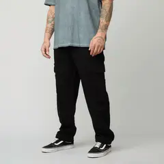 AMERICANINO - Jeans Cargo Multipocket Hombre Algodón