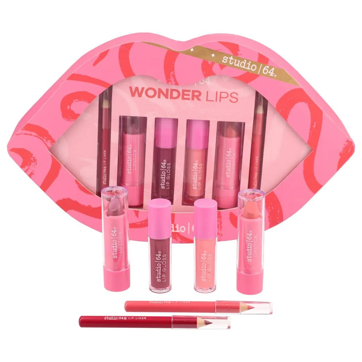 STUDIO 64 - Set De Labios Wonder Lips Studio 64