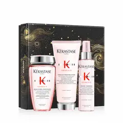 KERASTASE - Set Anti-Caída Genesis Shampoo 250ml + Acondicionador 200ml + Spray Defense Thermique 150ml Kérastase