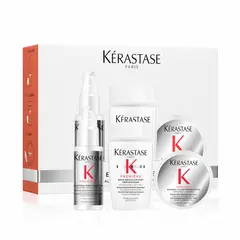 KERASTASE - Set Reparador Premiére Concentré Décalcifiant Ultra-Réparateur 45ml + Shampoo Bain Décalcifiant Réparateur 80ml + Máscara Capilar Filler Réparateur 75ml