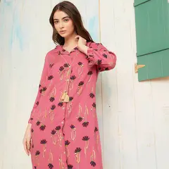MERCADITO ESPAÑOL - Vestido Maxi Camisero Mujer Byan