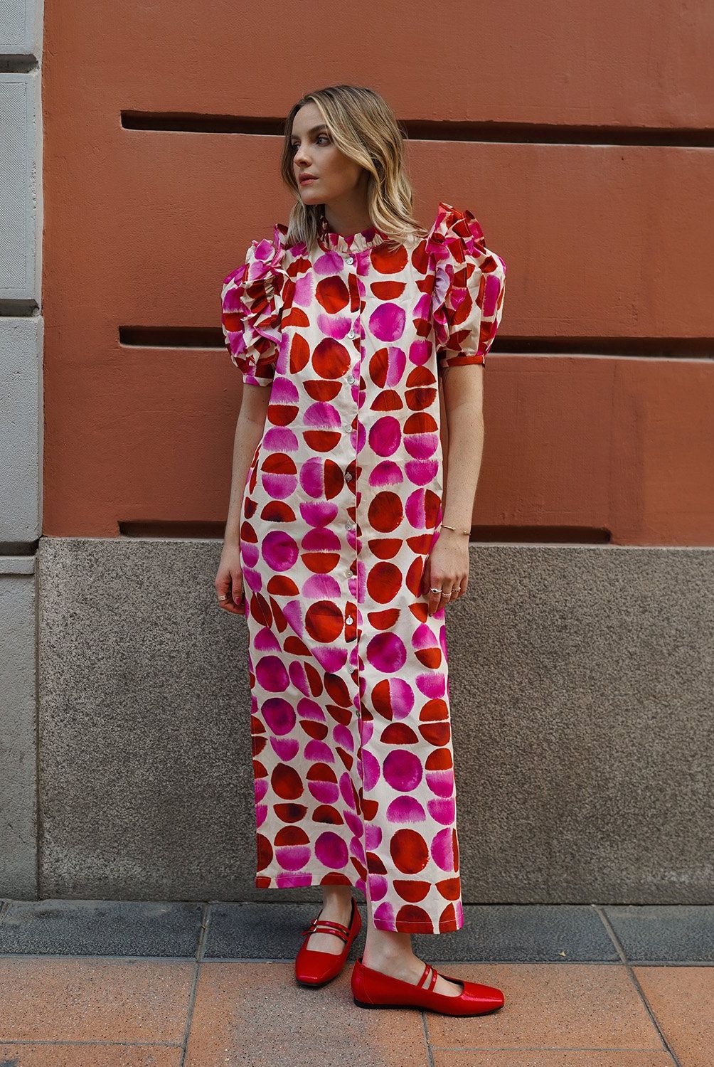 MERCADITO ESPAÑOL - Vestido Midi Mujer Byan