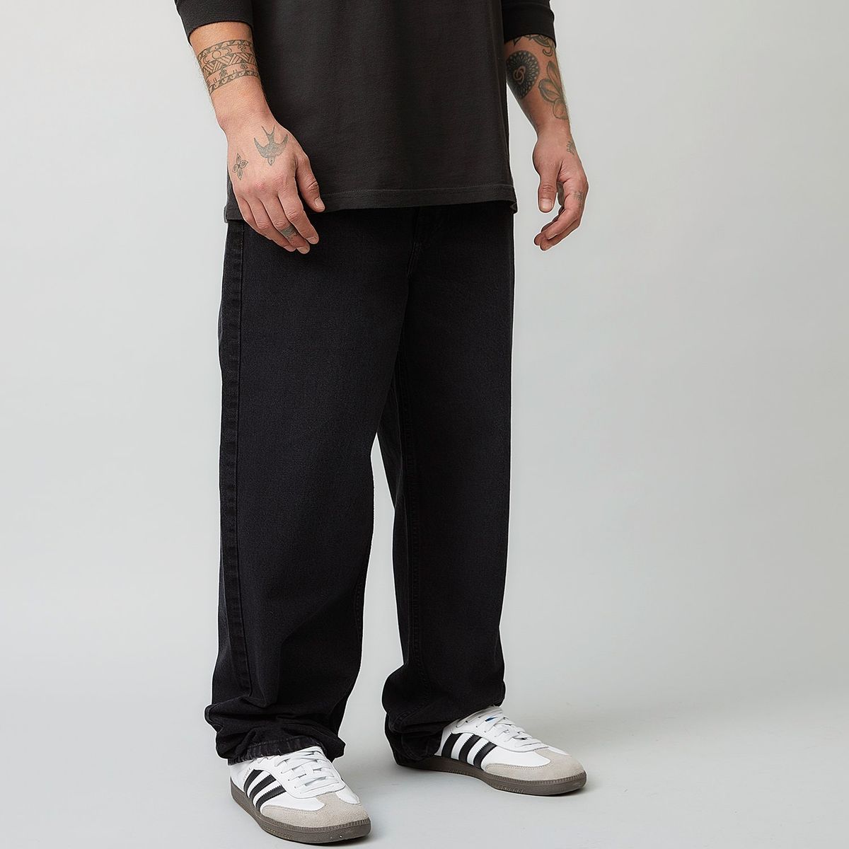 AMERICANINO - Jeans Fit Baggy Tiro Medio Hombre Americanino