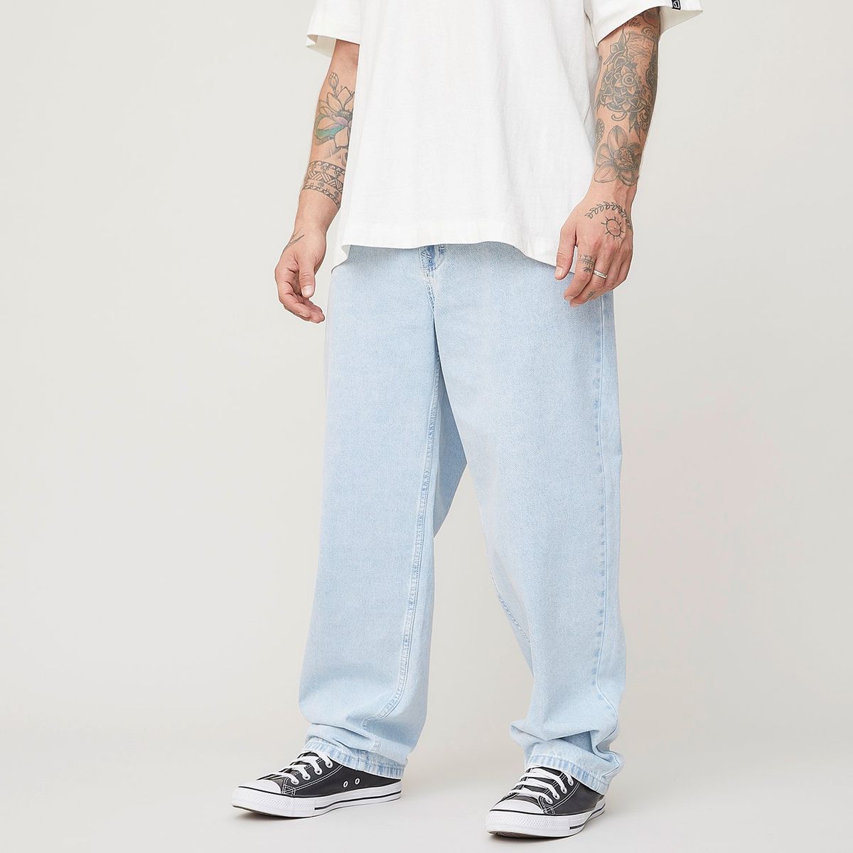 AMERICANINO - Jeans Fit Baggy Tiro Medio Hombre Americanino