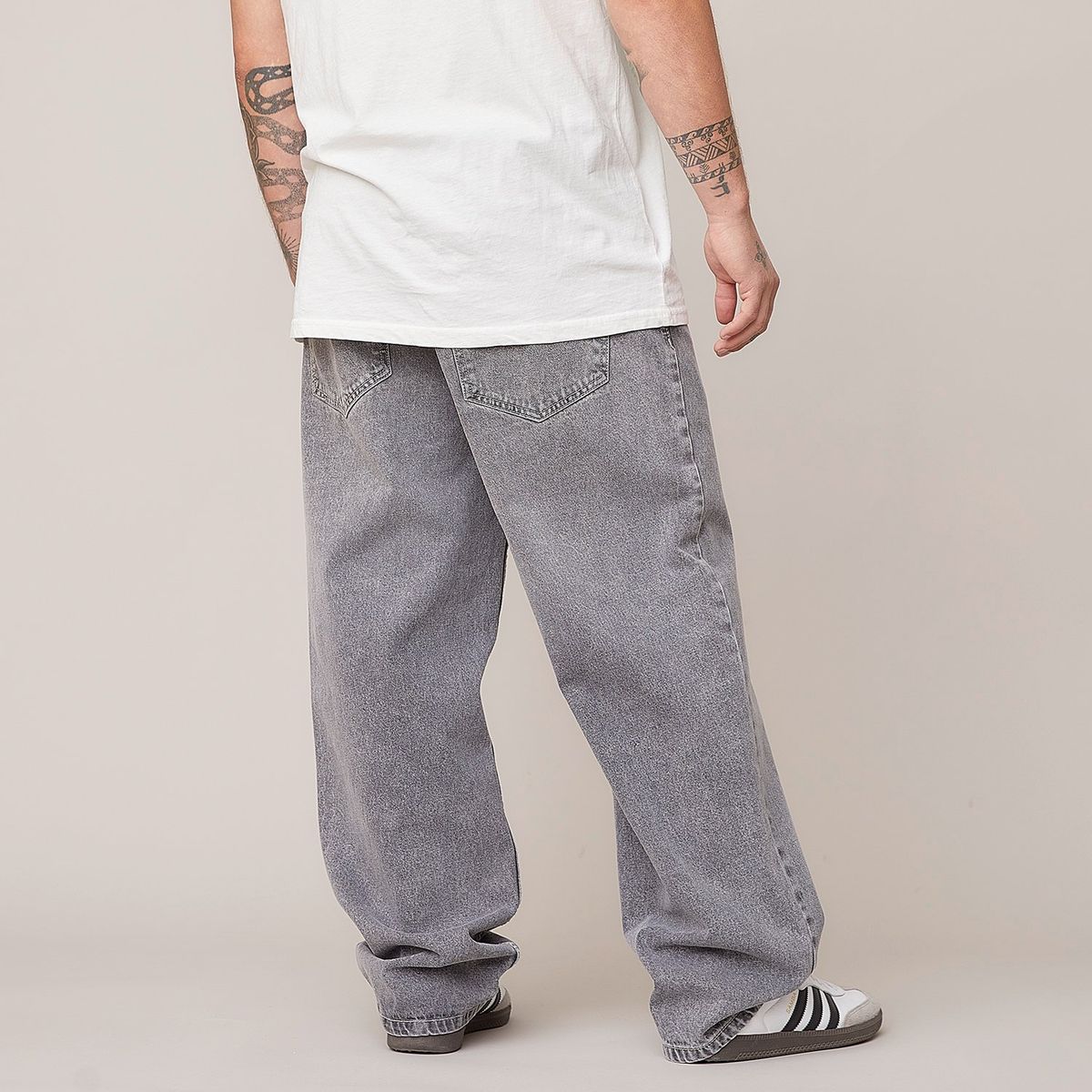 AMERICANINO - Jeans Fit Baggy Tiro Medio Hombre Americanino