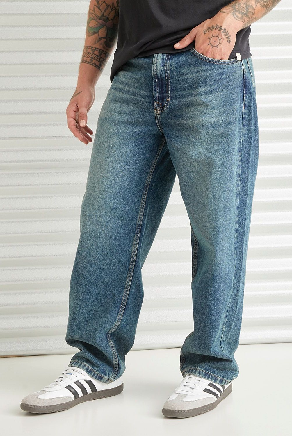 AMERICANINO - Jeans Loose Americanino Algodón Hombre Tiro Medio