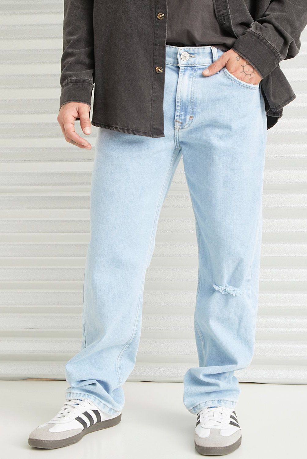 AMERICANINO - Jeans Roto Slim Americanino Hombre Algodón