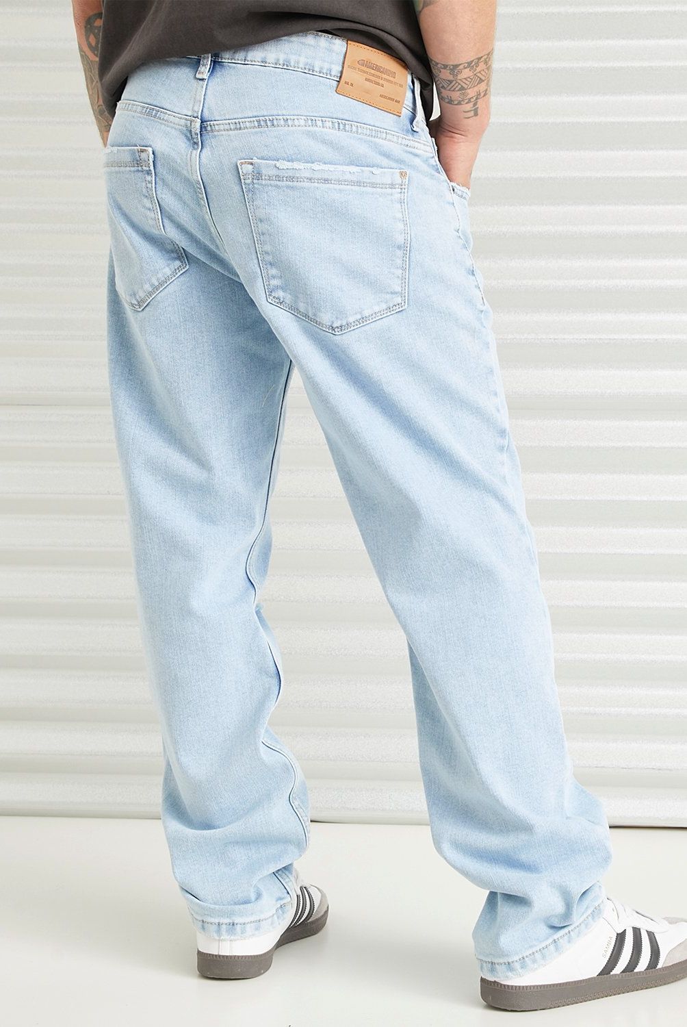 AMERICANINO - Jeans Roto Slim Americanino Hombre Algodón
