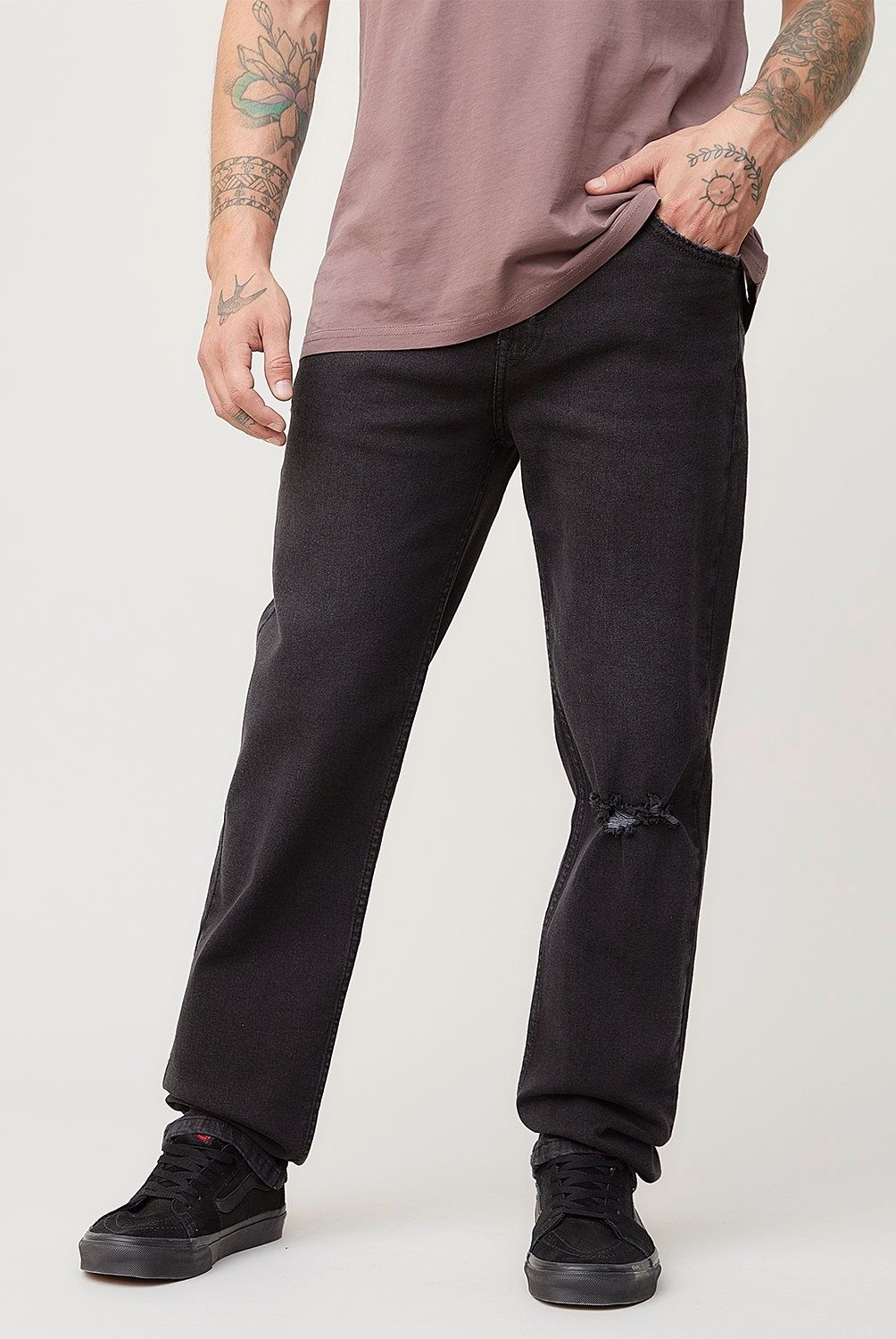 AMERICANINO - Jeans Roto Slim Americanino Hombre Algodón