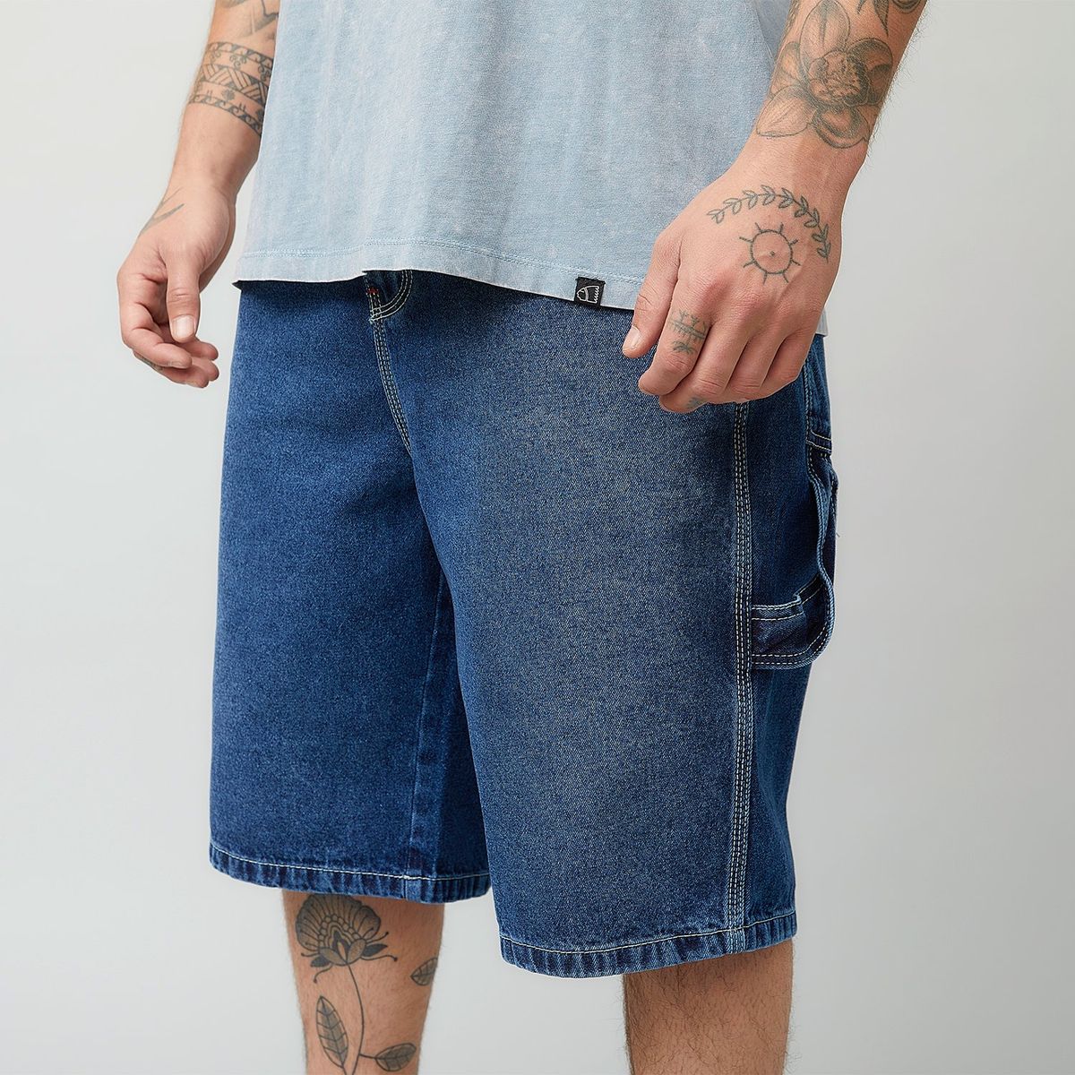 AMERICANINO - Bermuda Denim Americanino Carpintero Regular Fit Algodón Hombre